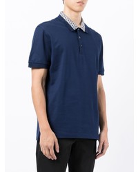 Polo bleu marine Salvatore Ferragamo