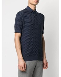 Polo bleu marine Brioni