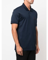 Polo bleu marine Alexander McQueen