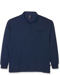 Polo bleu marine Hajo