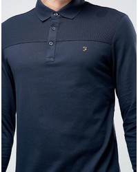 Polo bleu marine Farah