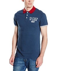 Polo bleu marine Hilfiger Denim