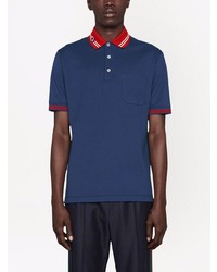 Polo bleu marine Gucci