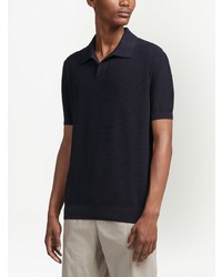 Polo bleu marine Zegna