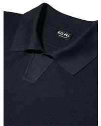 Polo bleu marine Zegna