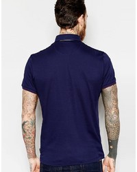 Polo bleu marine Ted Baker