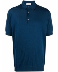 Polo bleu marine John Smedley