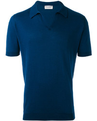 Polo bleu marine John Smedley