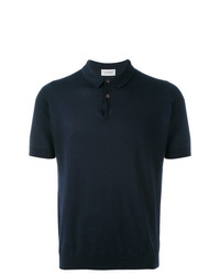 Polo bleu marine John Smedley