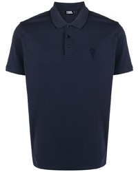 Polo bleu marine Karl Lagerfeld