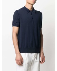 Polo bleu marine Canali