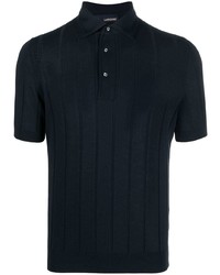 Polo bleu marine Lardini