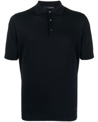 Polo bleu marine Lardini