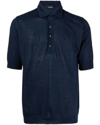 Polo bleu marine Lardini