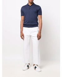 Polo bleu marine Canali