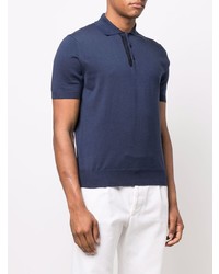 Polo bleu marine Canali