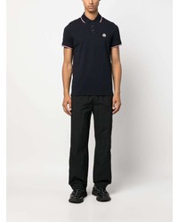 Polo bleu marine Moncler