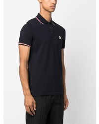 Polo bleu marine Moncler