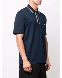 Polo bleu marine Salvatore Ferragamo