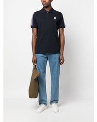 Polo bleu marine Moncler