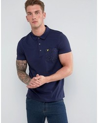 Polo bleu marine Lyle & Scott