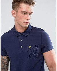 Polo bleu marine Lyle & Scott