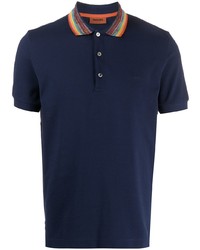 Polo bleu marine Missoni