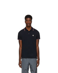 Polo bleu marine Moncler