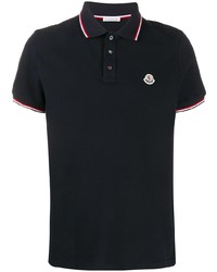 Polo bleu marine Moncler