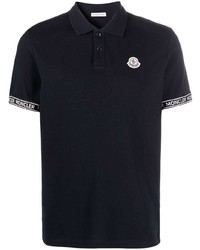 Polo bleu marine Moncler