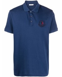 Polo bleu marine Moncler