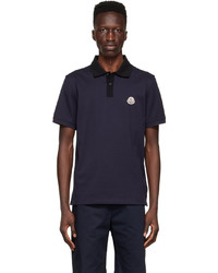 Polo bleu marine Moncler