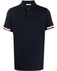 Polo bleu marine Moncler