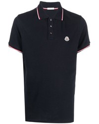 Polo bleu marine Moncler