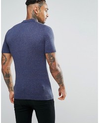 Polo bleu marine Asos