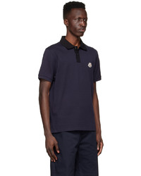 Polo bleu marine Moncler