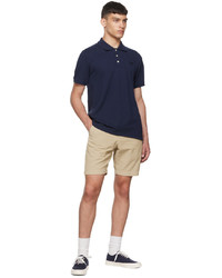 Polo bleu marine MAISON KITSUNÉ