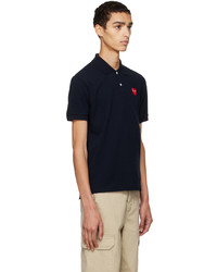 Polo bleu marine Comme Des Garcons Play