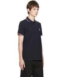 Polo bleu marine Moncler