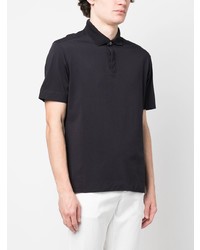 Polo bleu marine Zegna