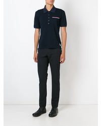 Polo bleu marine Thom Browne