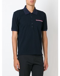 Polo bleu marine Thom Browne