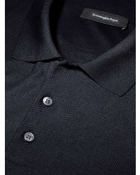 Polo bleu marine Ermenegildo Zegna