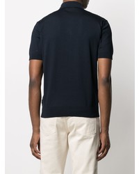 Polo bleu marine Z Zegna