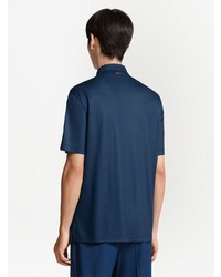 Polo bleu marine Zegna