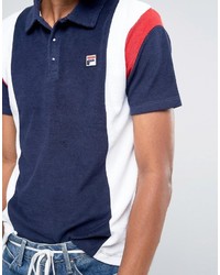 Polo bleu marine Fila