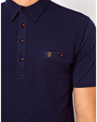 Polo bleu marine Farah