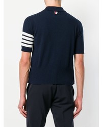 Polo bleu marine Thom Browne