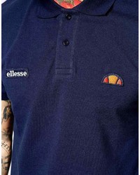 Polo bleu marine Ellesse