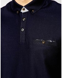 Polo bleu marine Ted Baker